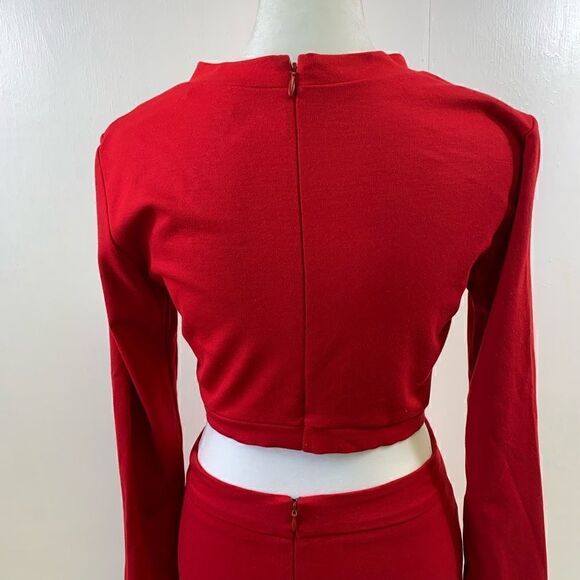 Amanda Uprichard Red Minka Dress Size S - Picture 5 of 10